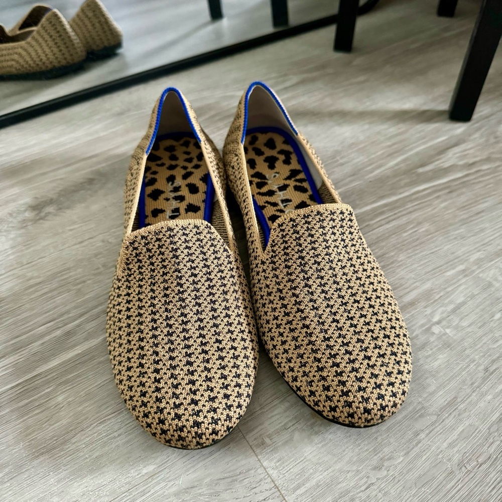 Rothy’s Loafer - Gold Houndstooth